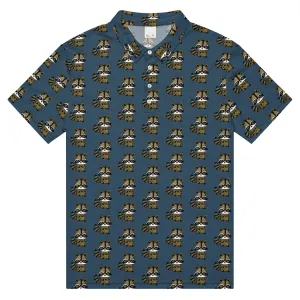 Spoogy the Raccoon Men’s slim fit polo