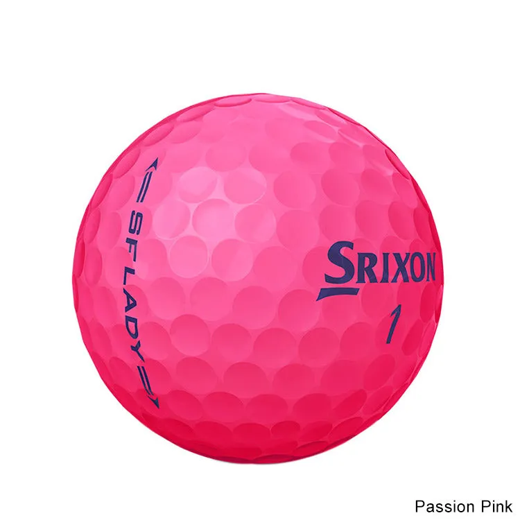 Srixon Ladies SOFT FEEL Lady Golf Ball Soft White (Sleeve/3 Ball Pack)