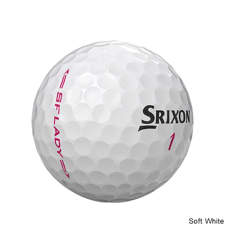 Srixon Ladies SOFT FEEL Lady Golf Ball Soft White (Sleeve/3 Ball Pack)