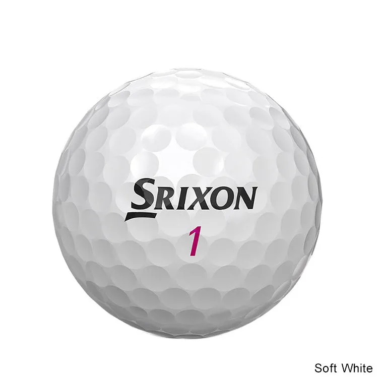 Srixon Ladies SOFT FEEL Lady Golf Ball Soft White (Sleeve/3 Ball Pack)