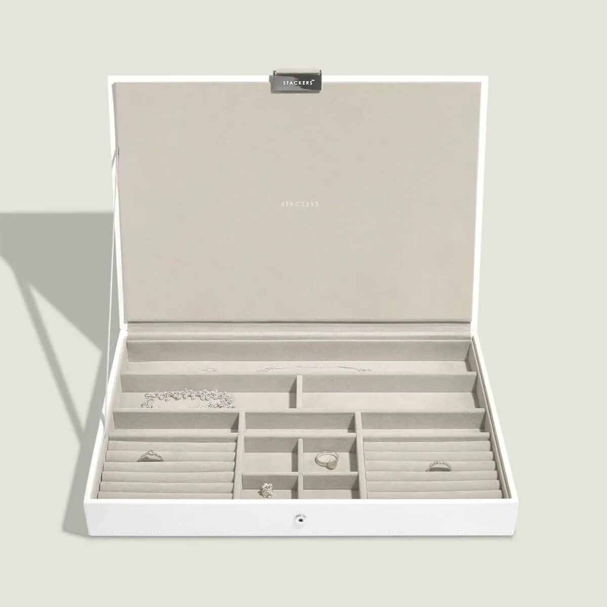 Stackers Supersize Jewellery Box (Set) - White