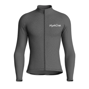 Stellar Grid | Ash Gray Male Long Sleeves Jersey