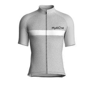 Stripe Dynamics | Light Gray Male Short Sleeves Jersey
