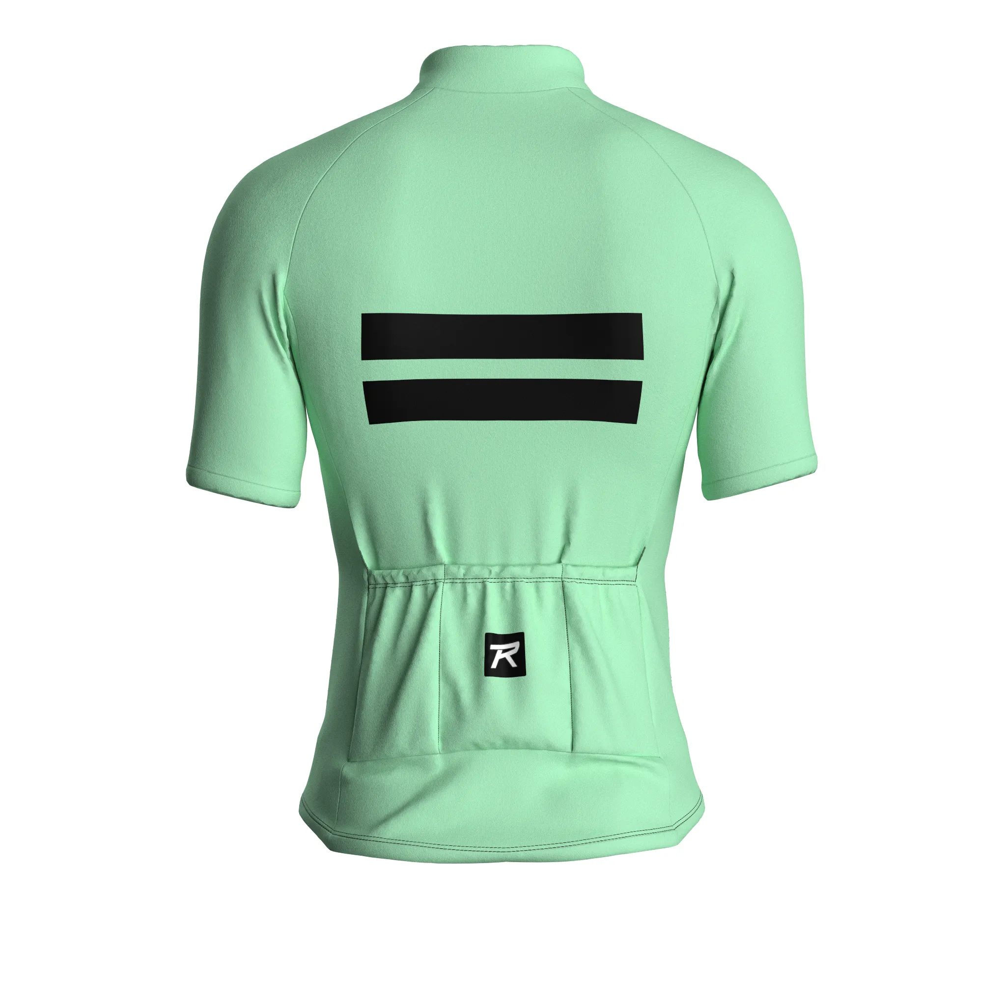 Stripe Dynamics | Seafoam Green Male Short Sleeves Jersey