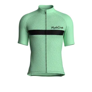 Stripe Dynamics | Seafoam Green Male Short Sleeves Jersey