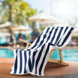 Striped Beach and Pool Towel