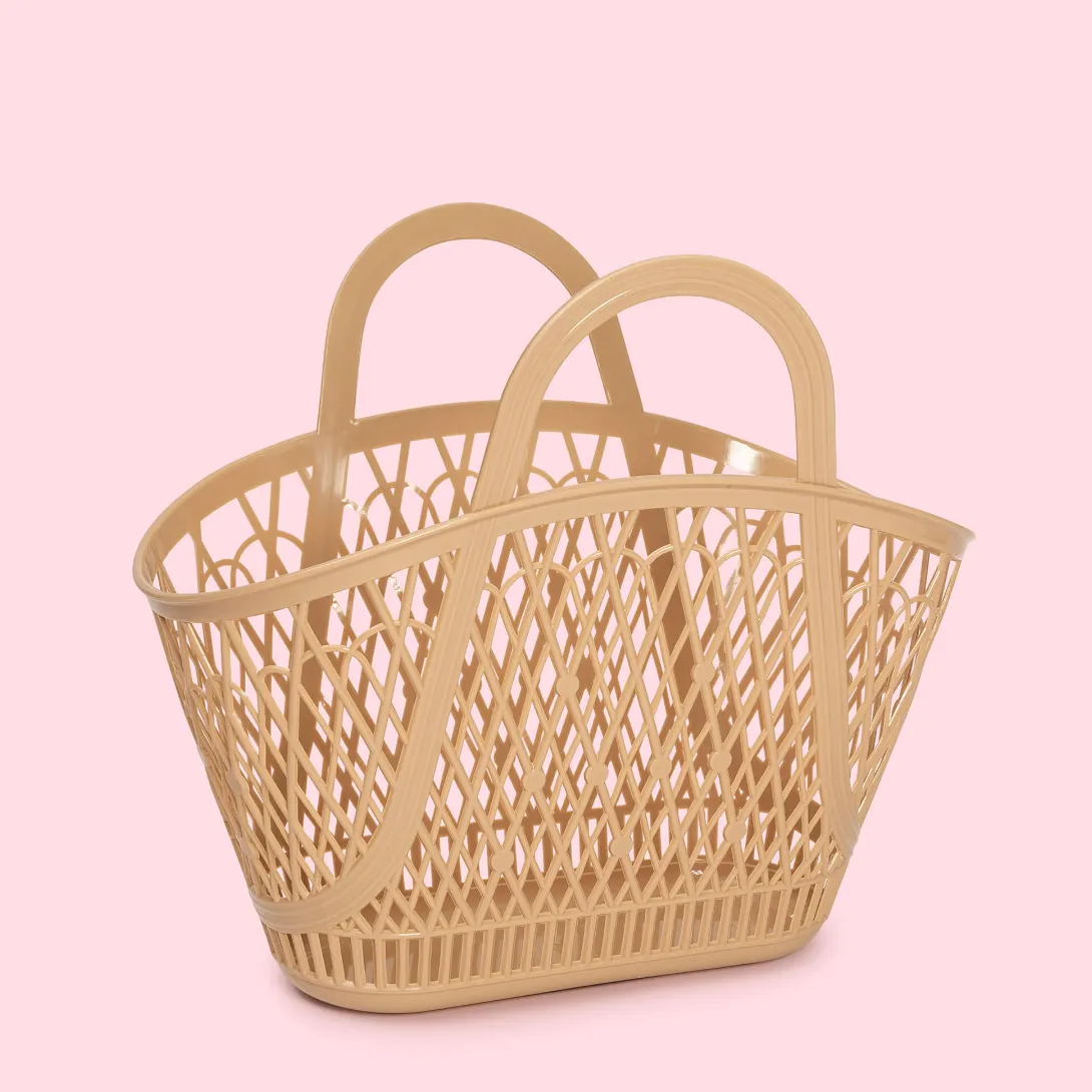 Sun Jellies Betty Basket | Latte