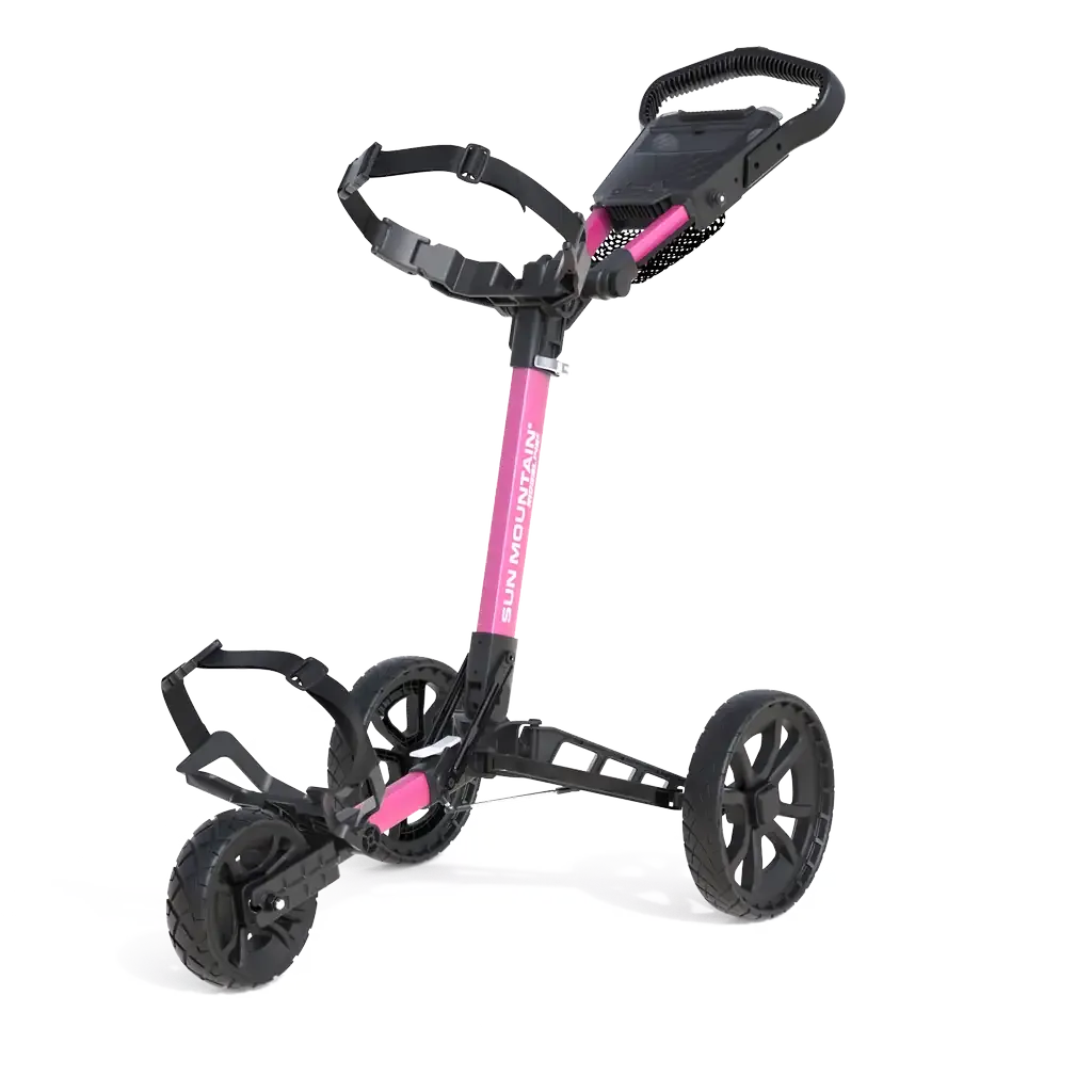 Sun Mountain Ridgeline 3 Golf Push Cart Pink