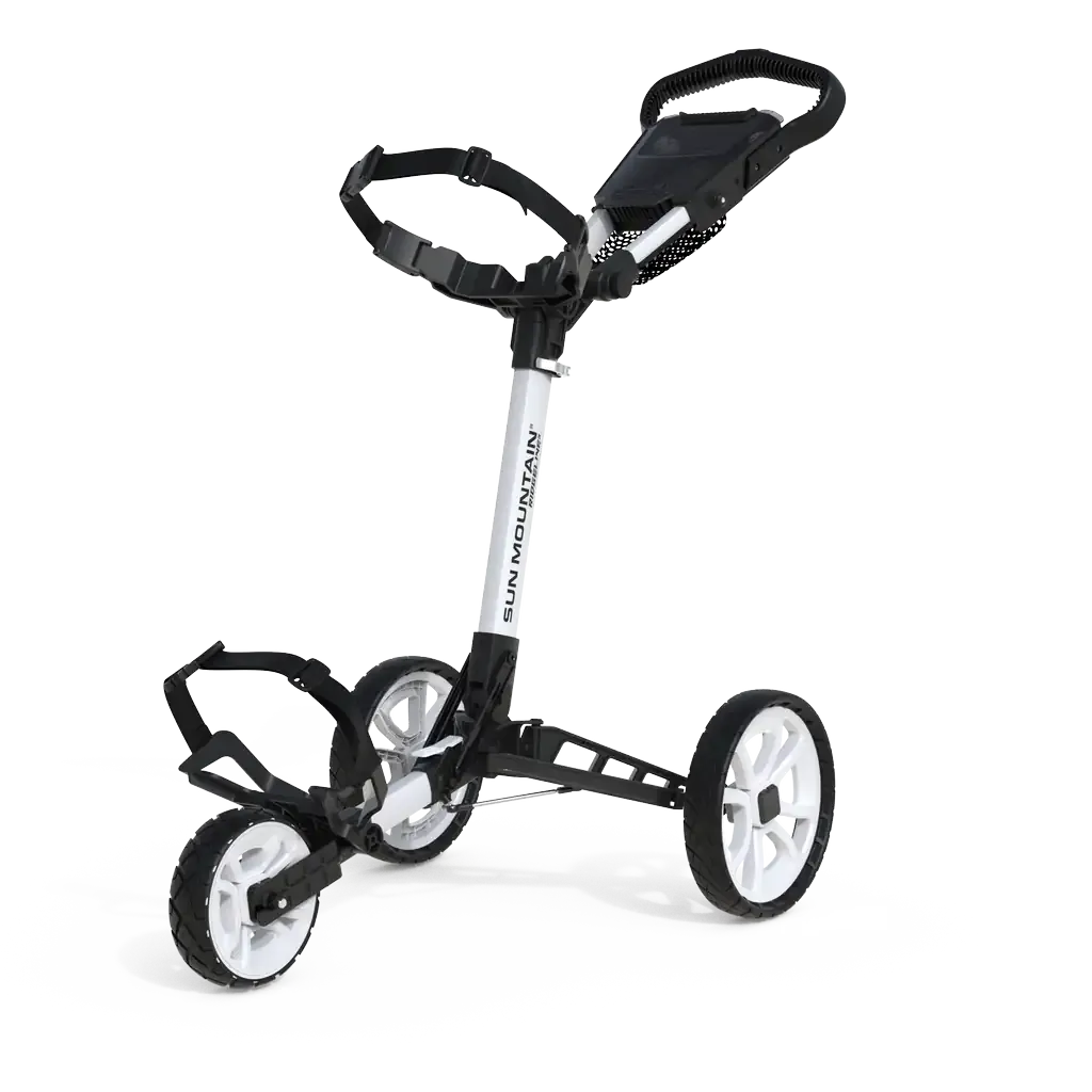 Sun Mountain Ridgeline 3 Golf Push Cart White