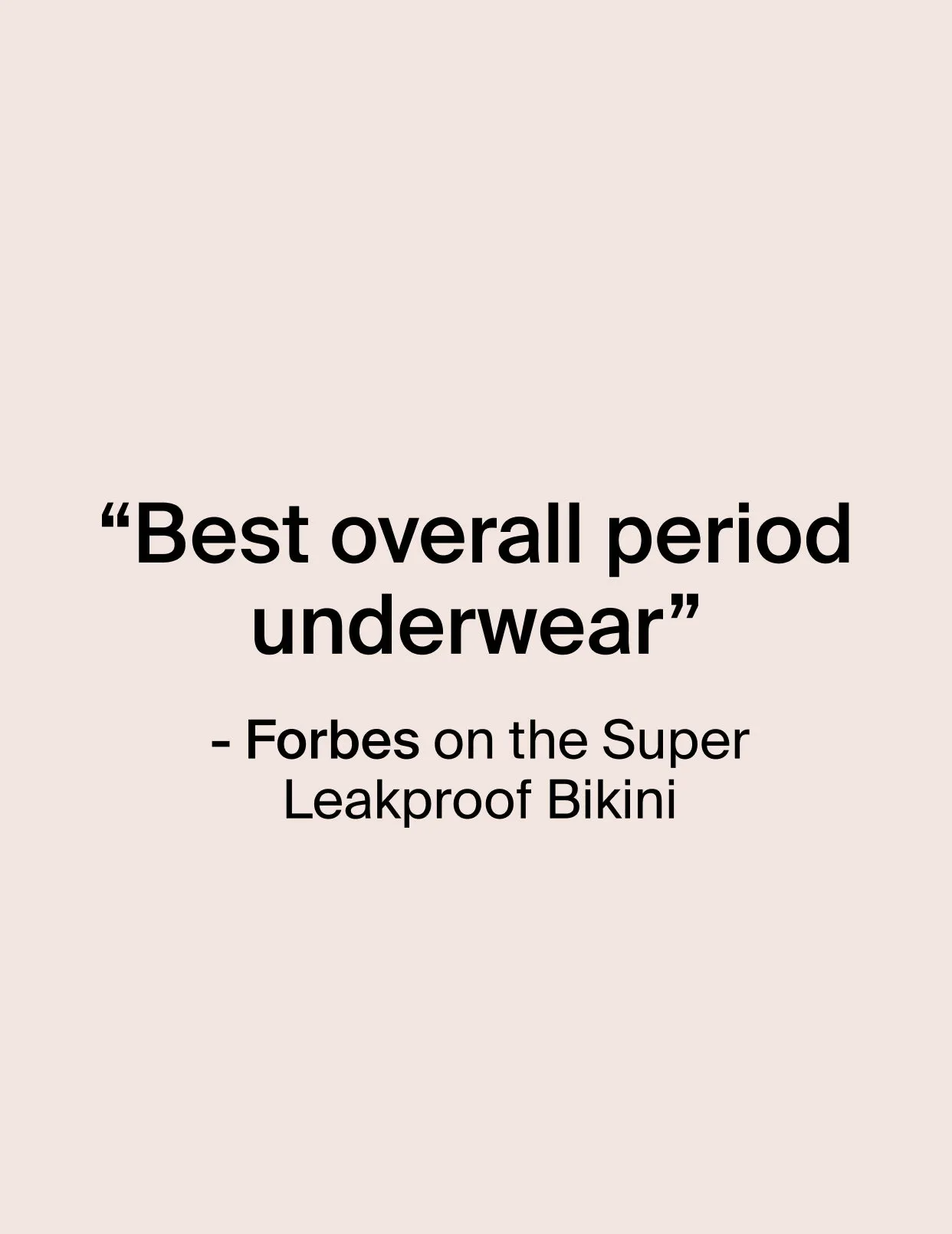 Super Leakproof® No-Show Bikini