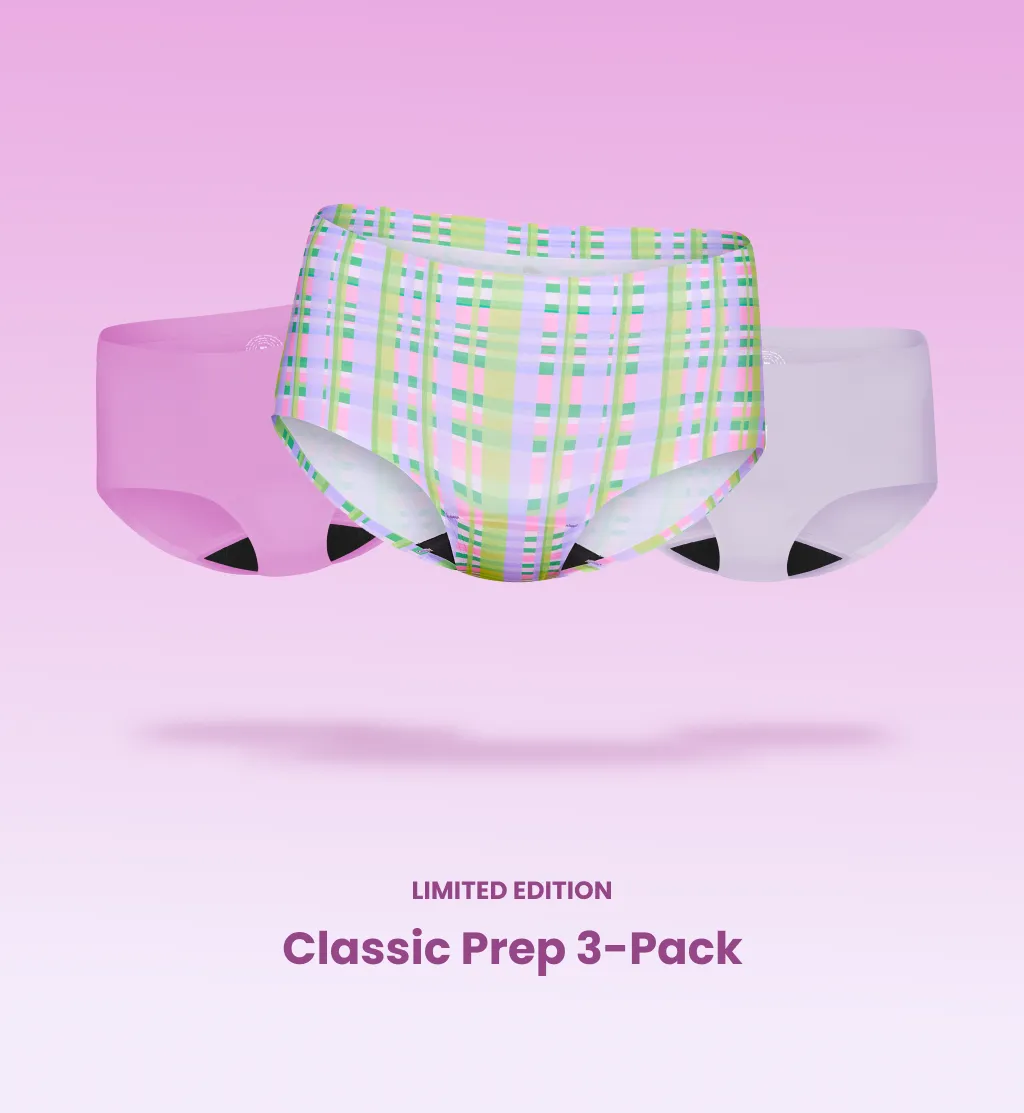 Super Leakproof® No-Show Underwear Boyshort 3-Pack (Kit Item)
