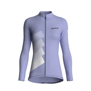 Synth Wave | Lavender Female Long Sleeves Jersey