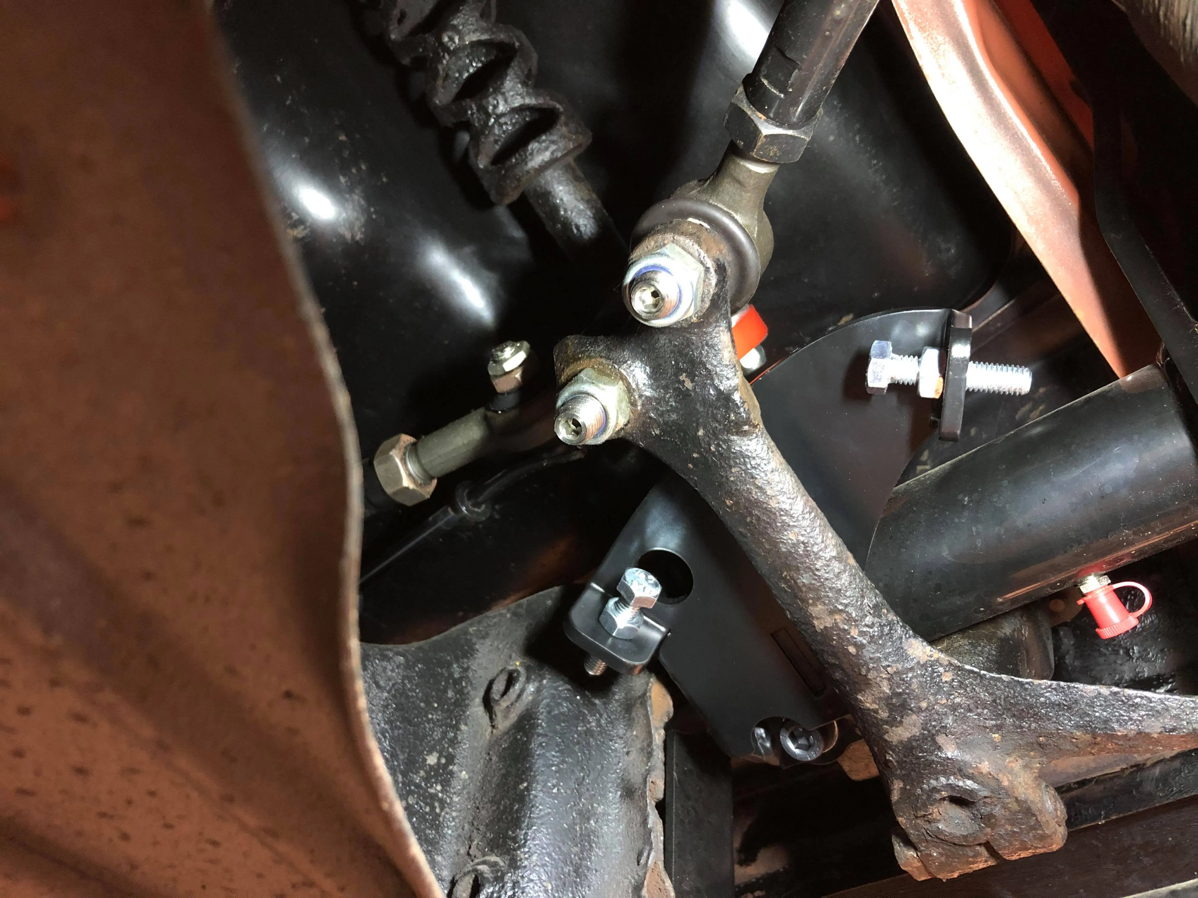 T1 Beetle/Ghia Adjustable Steering Lock Stop   Clamp