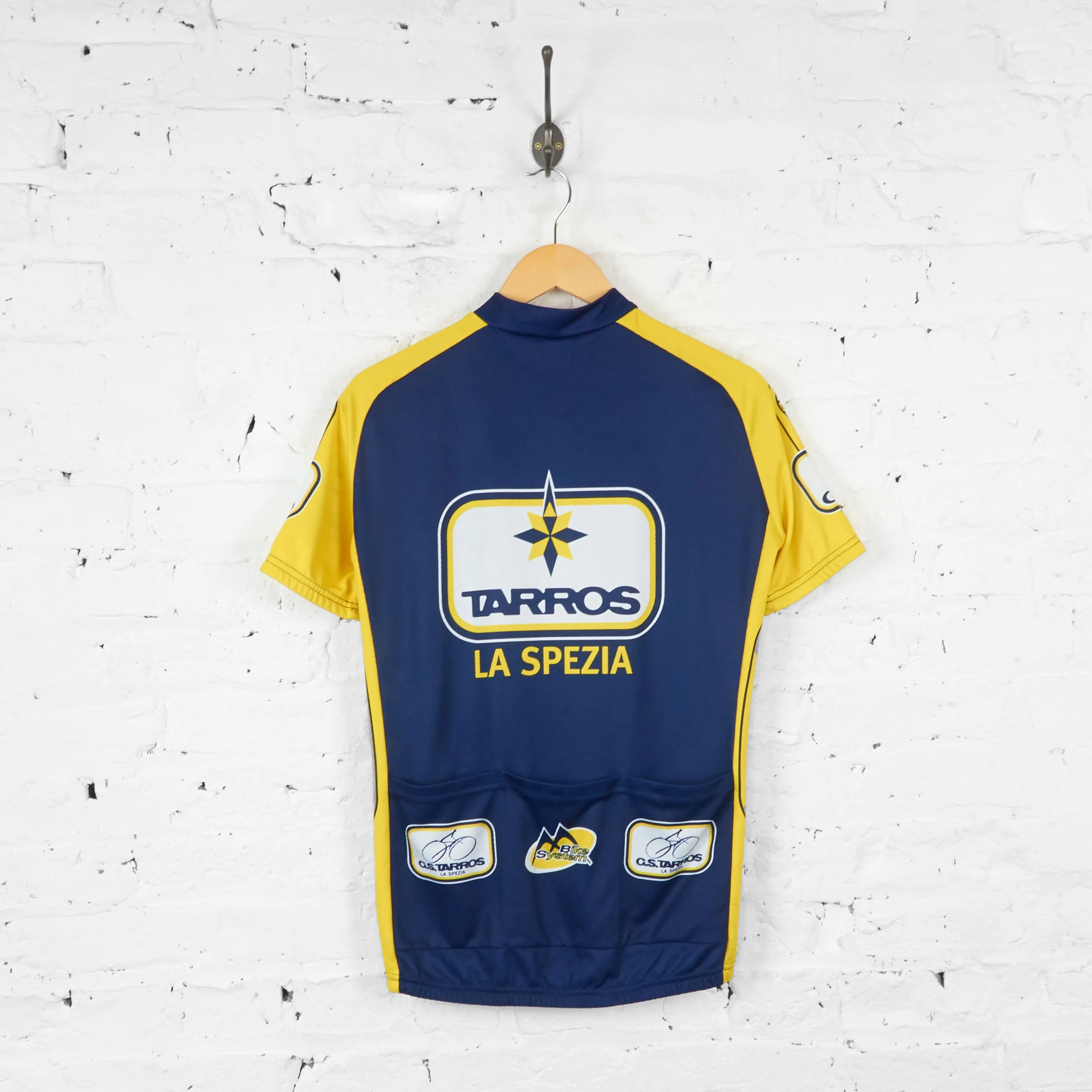 Tarros Cycling Top Jersey - Blue/Yellow - M
