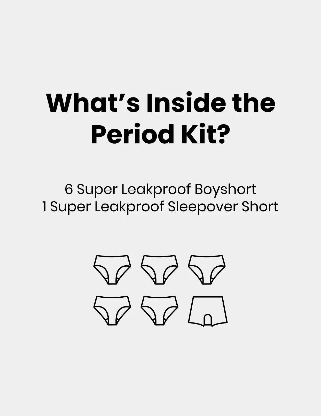 Teen Heavy Period Kit - Boyshort