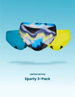 Teen Super Leakproof® No-Show Bikini 3-Pack - Kit