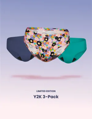 Teen Super Leakproof® No-Show Bikini 3-Pack - Kit