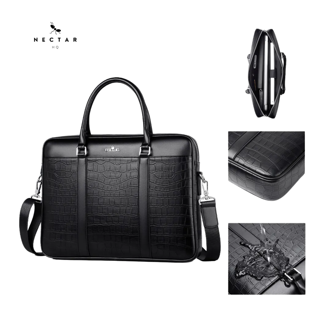 The Haute Black Dulcet Laptop Bag