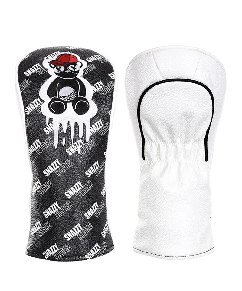 The Make Hip Panda Driver Cover - Black