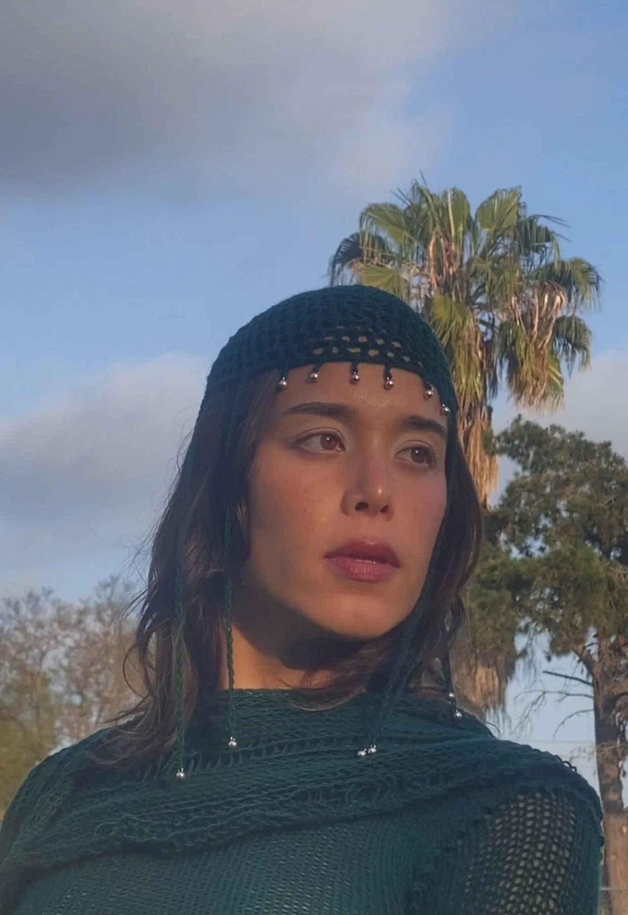 The Willow FLapper Mesh Scullcap Hat Crochet Pattern