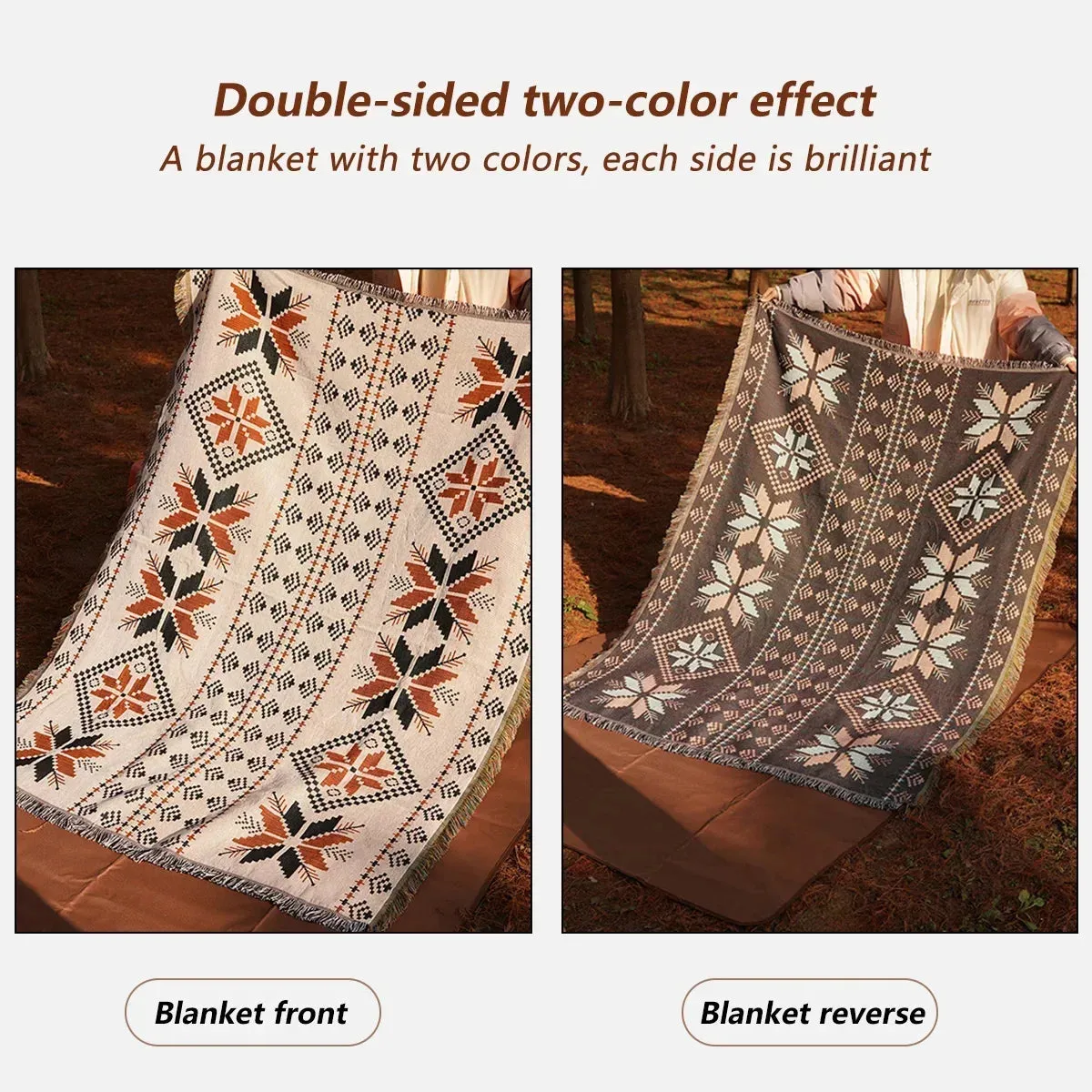 Thickened Outdoor Picnic Mat - Durable, Double-Sided, Moisture-Proof Blanket for Camping and Beach