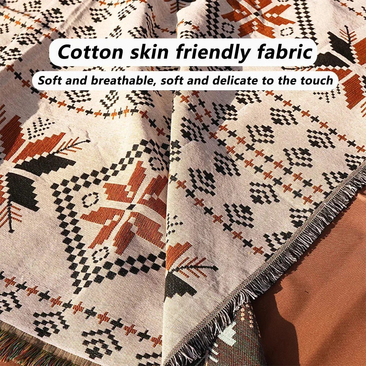 Thickened Outdoor Picnic Mat - Durable, Double-Sided, Moisture-Proof Blanket for Camping and Beach