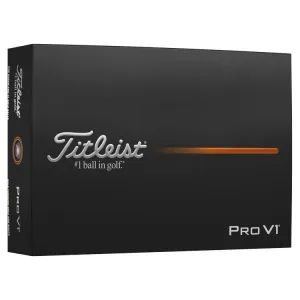 Titleist Pro V1 Blanco Pelotas de Golf 12Pk