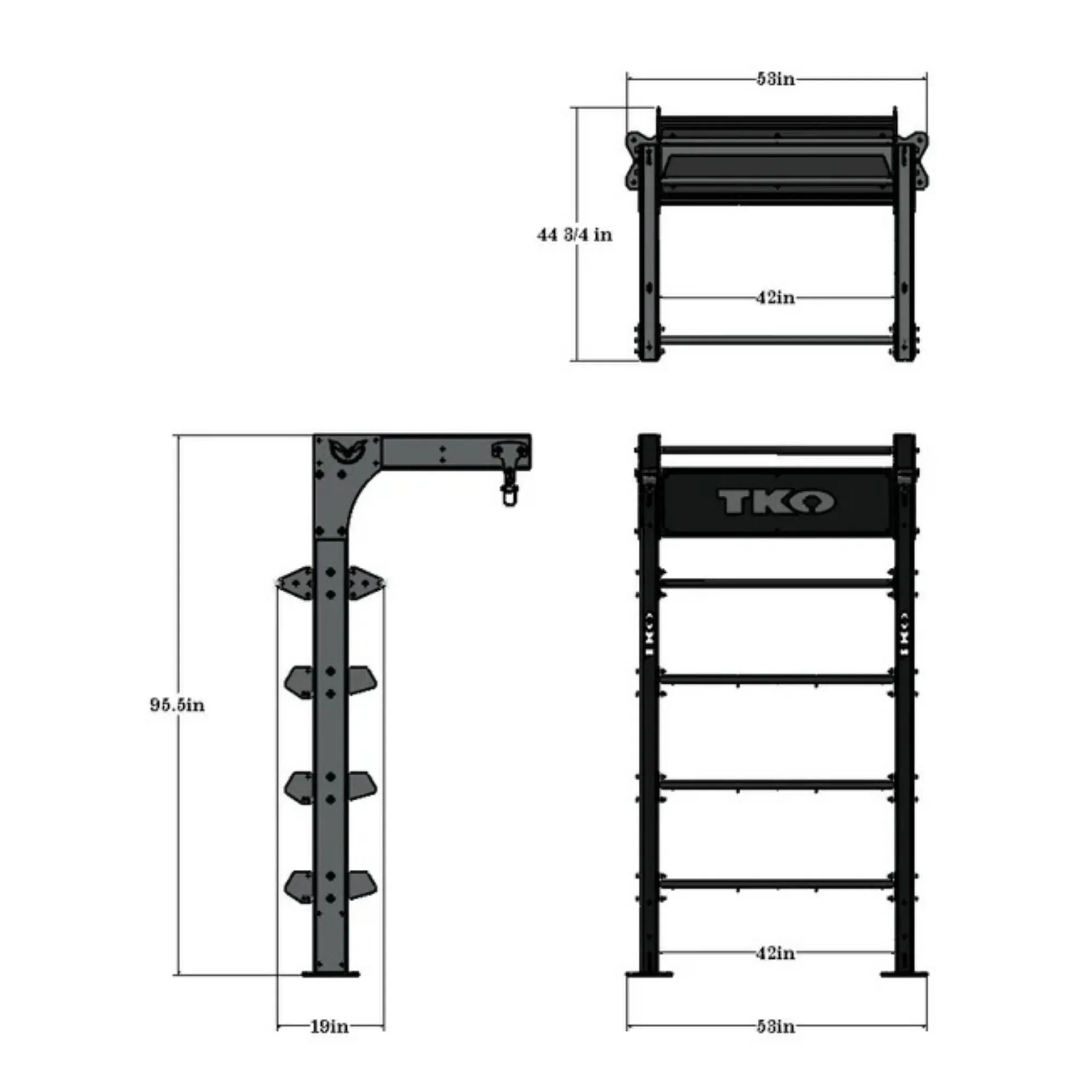 TKO Single Suspension Bay DB-SUB-848