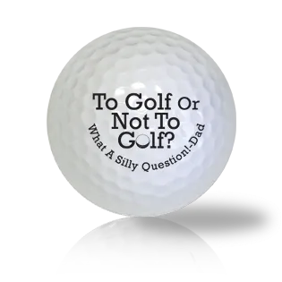 To Golf Or Not LOL Golf Balls