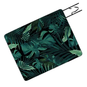 Tropical Jungle Night 1 Picnic Blanket
