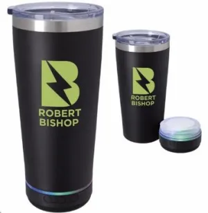 Tumbler with Bluetooth Speaker