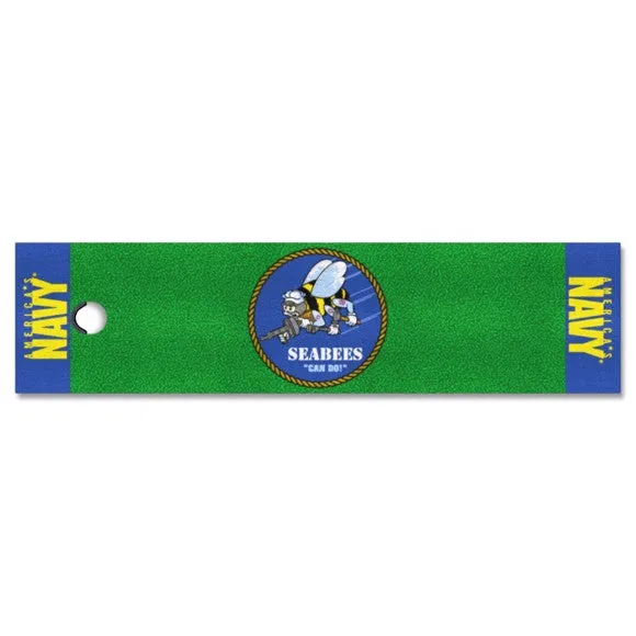U.S. Navy Seabees Golf Putting Green Mat*