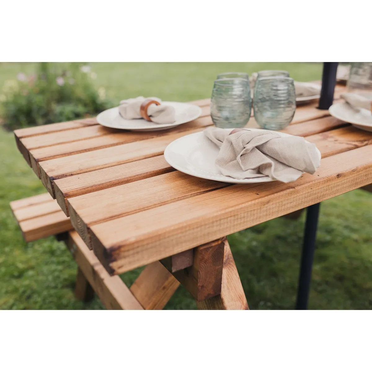 Valley Garden Picnic Table by Churnet Valley - 6 Seats - VPT104