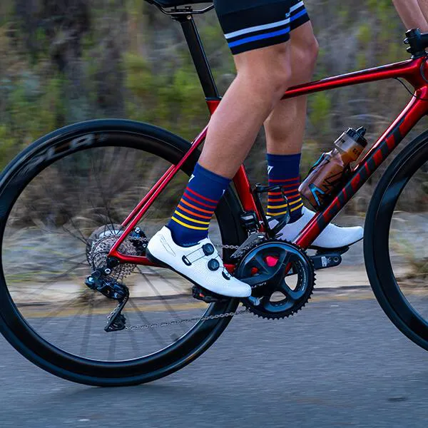 VERSUS CYCLING SOCKS (NAVY SUNRISE) 8-12