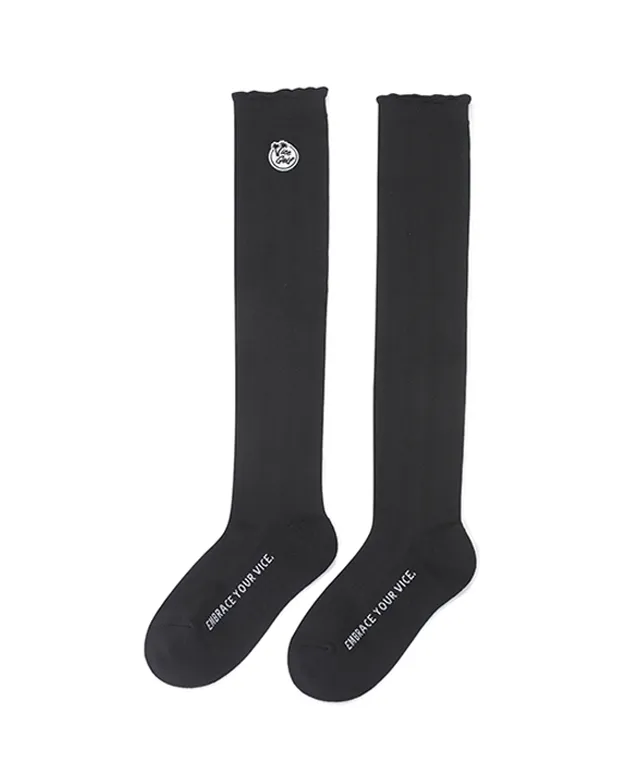 Vice Golf Atelier Aqua Knee High Socks - Black