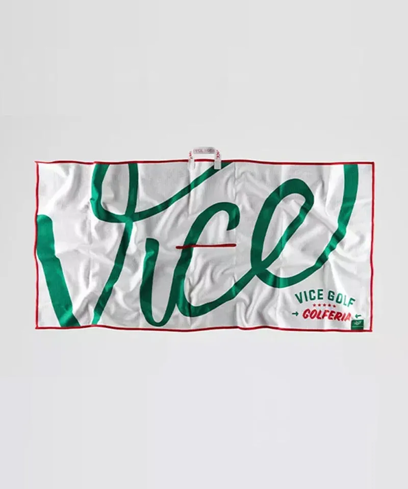 Vice Golf Atelier Shine Towel Golferia Edition - White