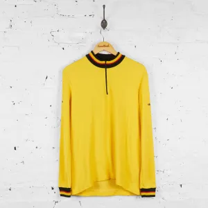 Vintage Gonso Retro Cycling Jersey - Yellow - L