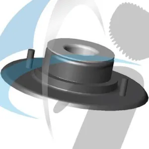 VOLKSWAGEN GOLF I 74> SHOCK MOUNTING FRONT