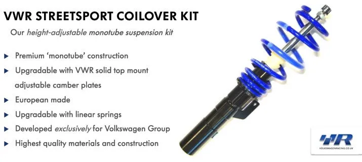 VWRacingLine StreetSport Coilover Kit (Fixed) Mk5/6 Golf GTi 2.0T