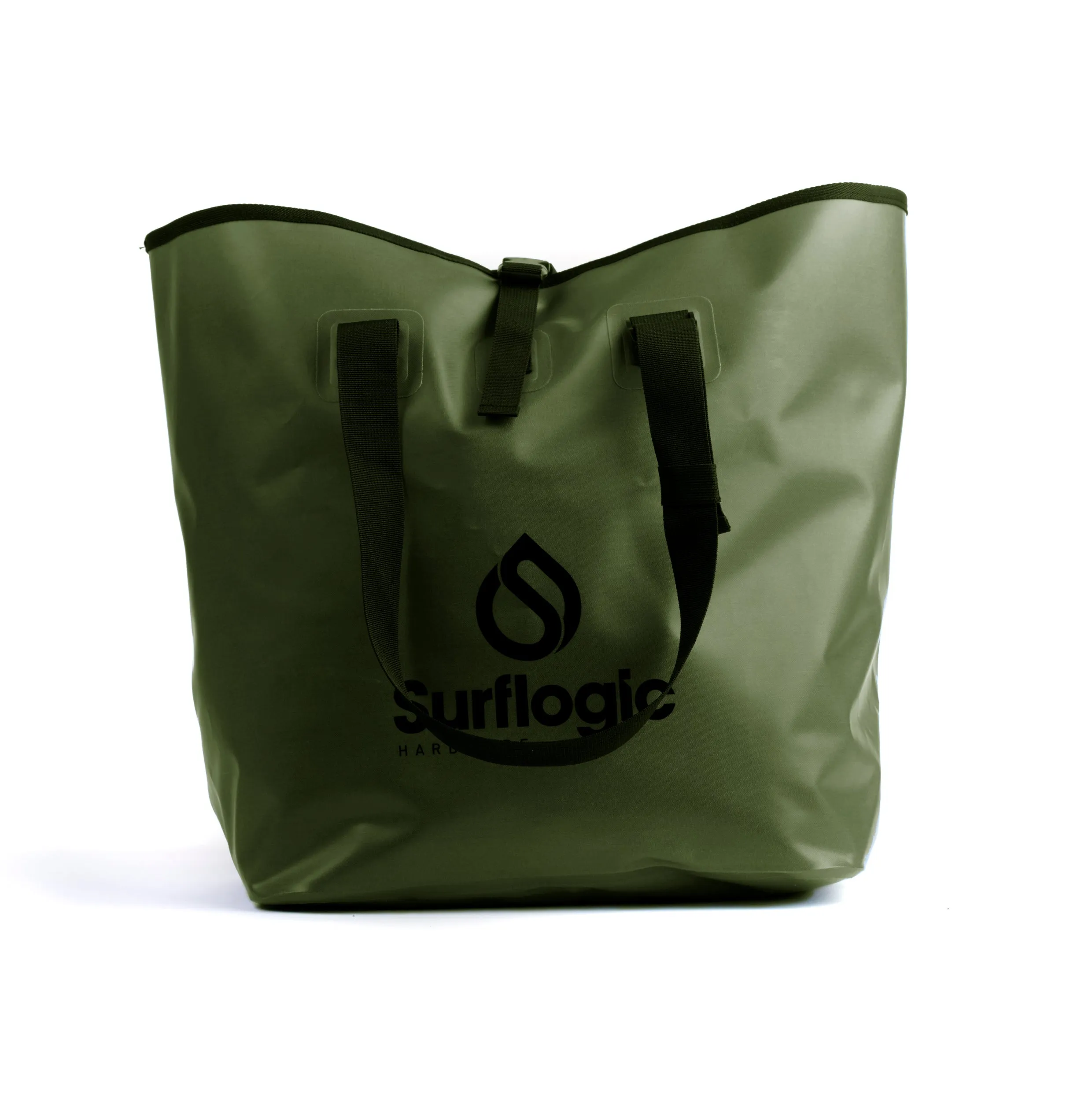 Waterproof Beach Bucket Bag - Olive Green
