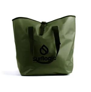Waterproof Beach Bucket Bag - Olive Green