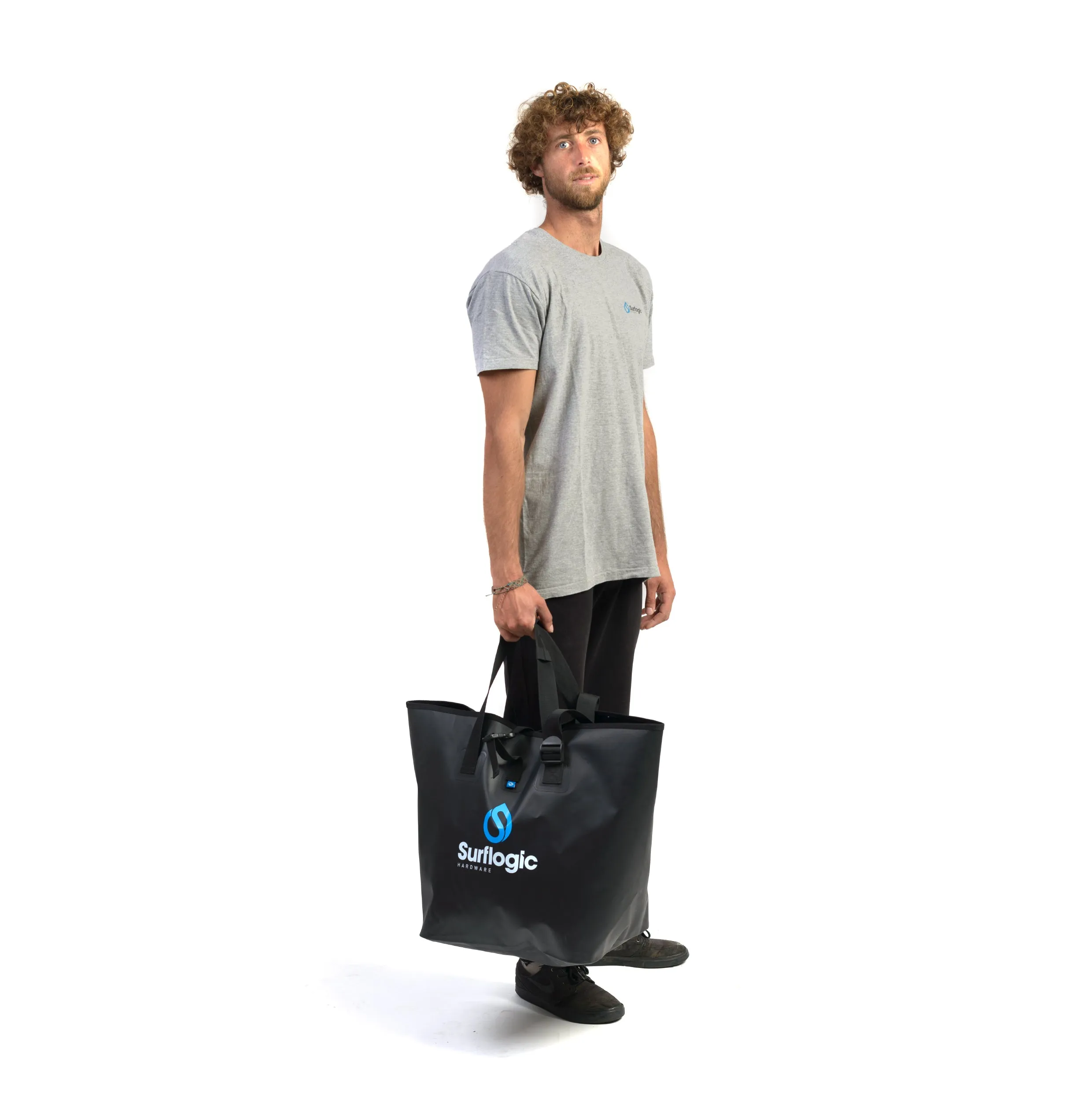 Waterproof Beach Bucket Bag - Olive Green