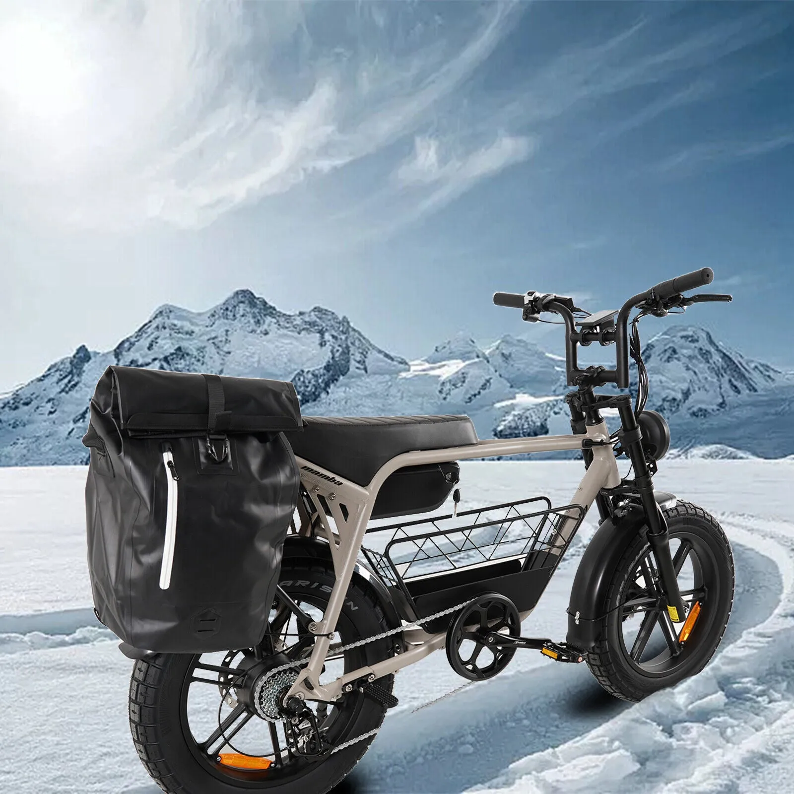 Waterproof Bike Bicycle Rear Rack Pannier Bags Back Seat Saddle Bags Carrier Bag Mamba Sahara Saddle Bag