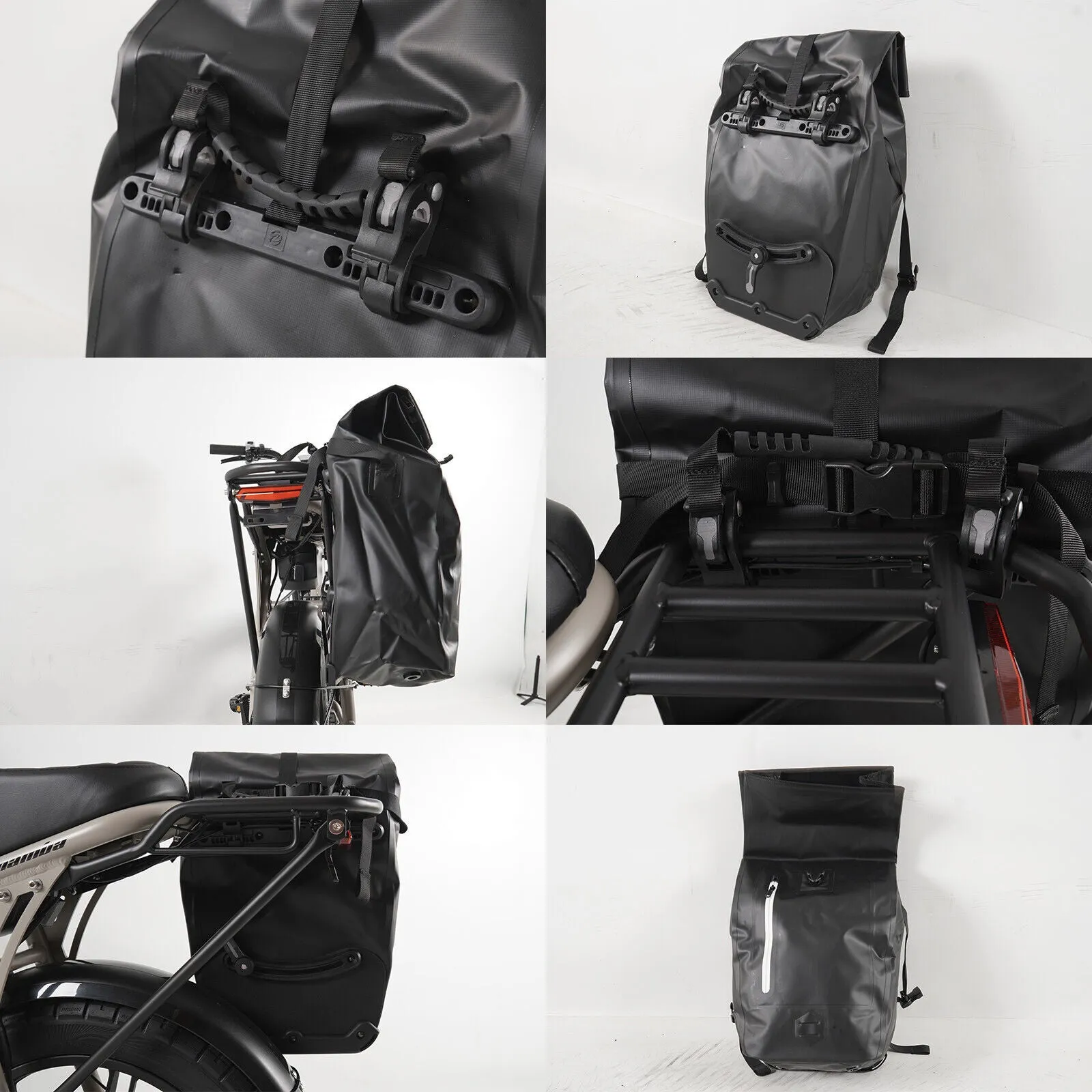 Waterproof Bike Bicycle Rear Rack Pannier Bags Back Seat Saddle Bags Carrier Bag Mamba Sahara Saddle Bag