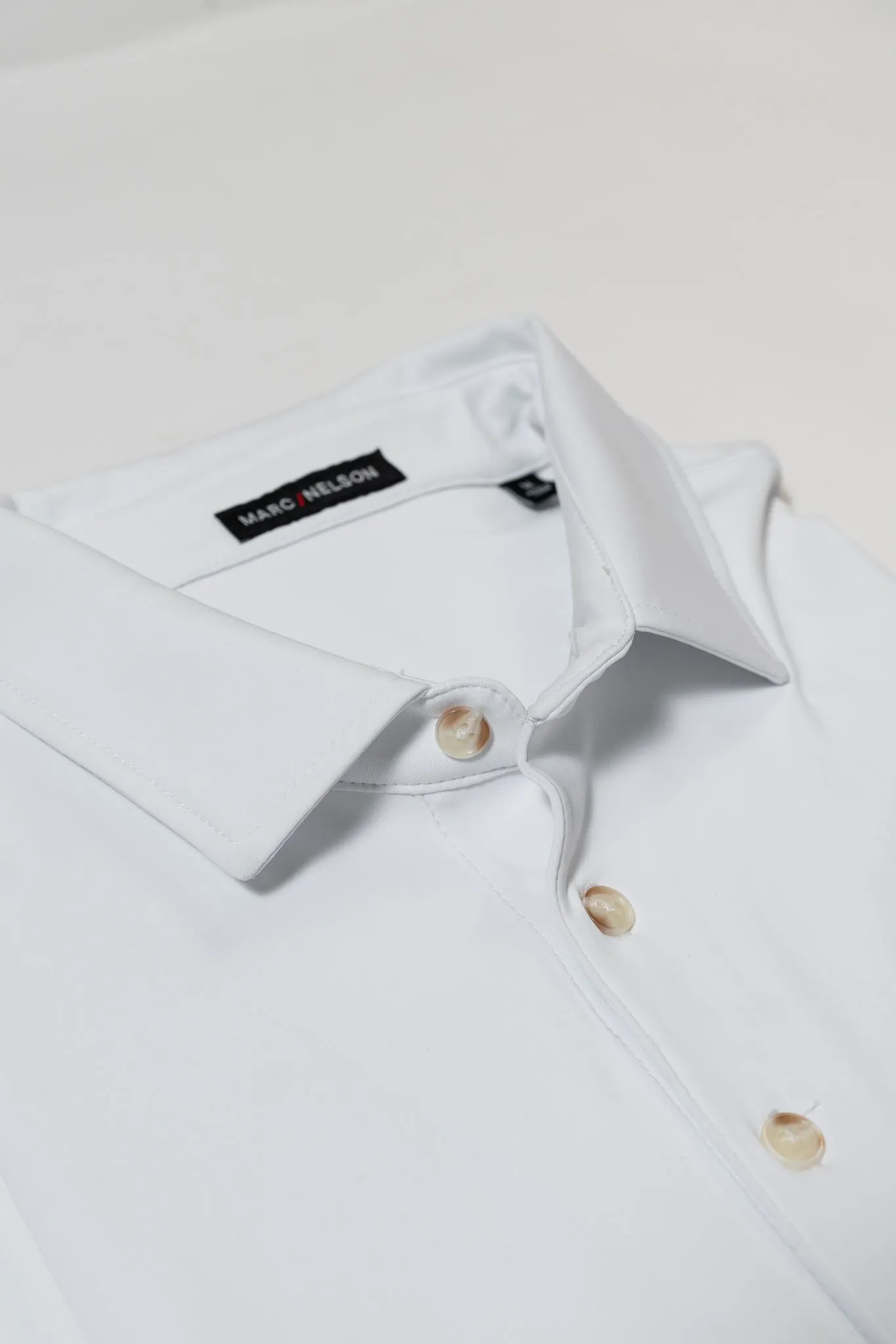 White Golf Polo
