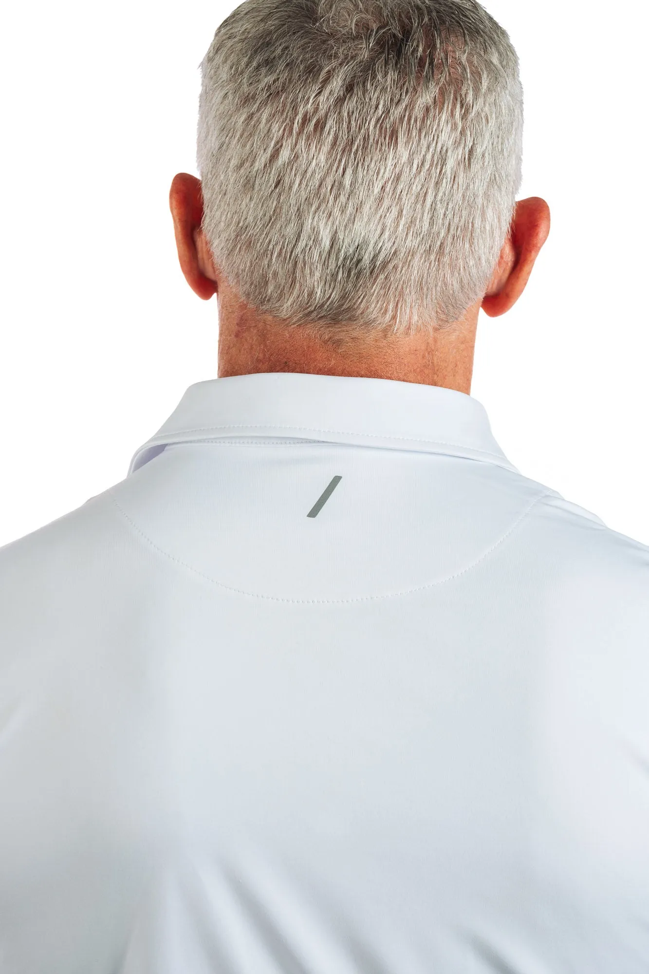 White Golf Polo