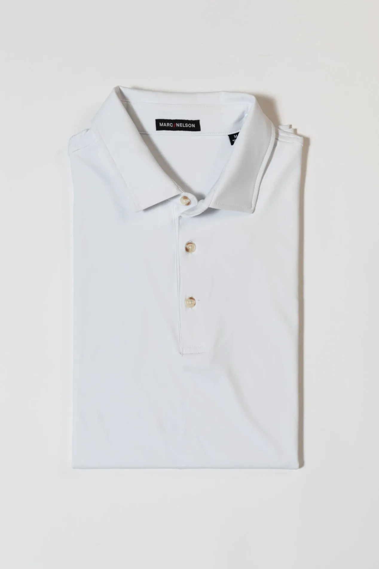 White Golf Polo