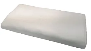 White Solid Velour Extra Long Beach Towel