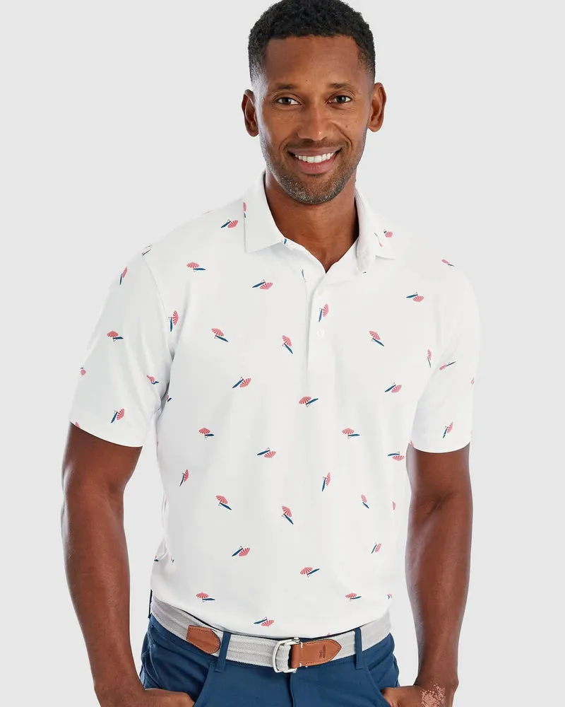 White Sun Shade Polo