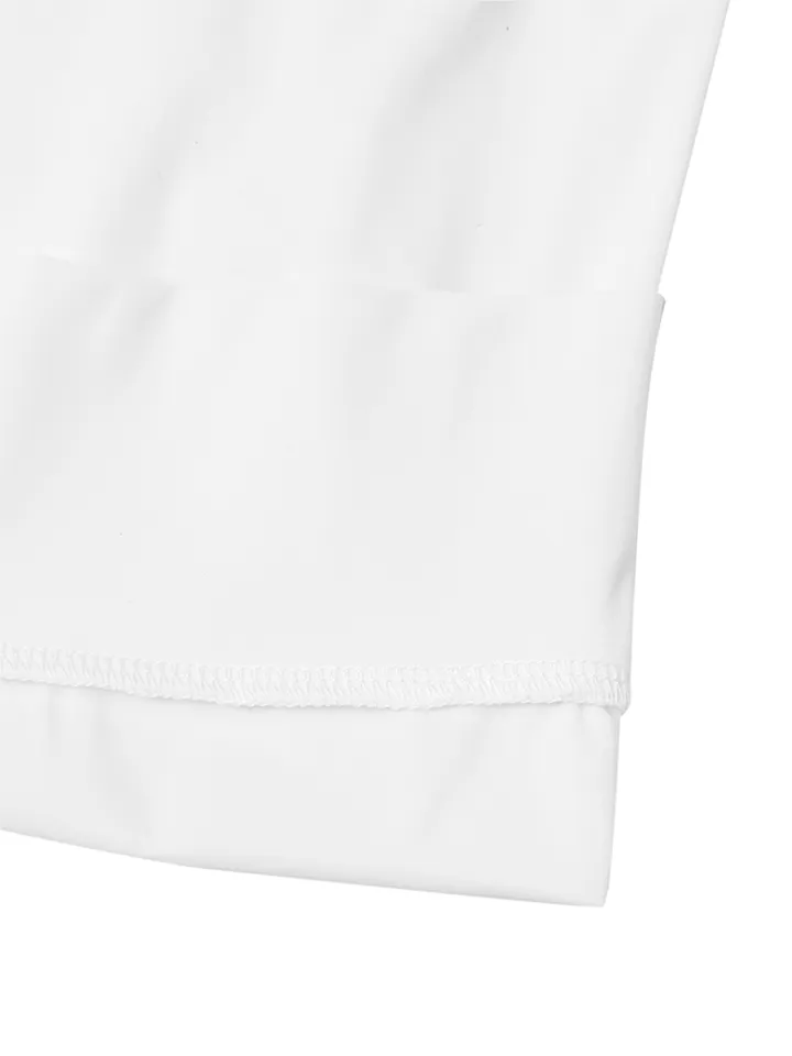 WideAngle: TO Front Print Mock Neck T-Shirt L - 2 Colors
